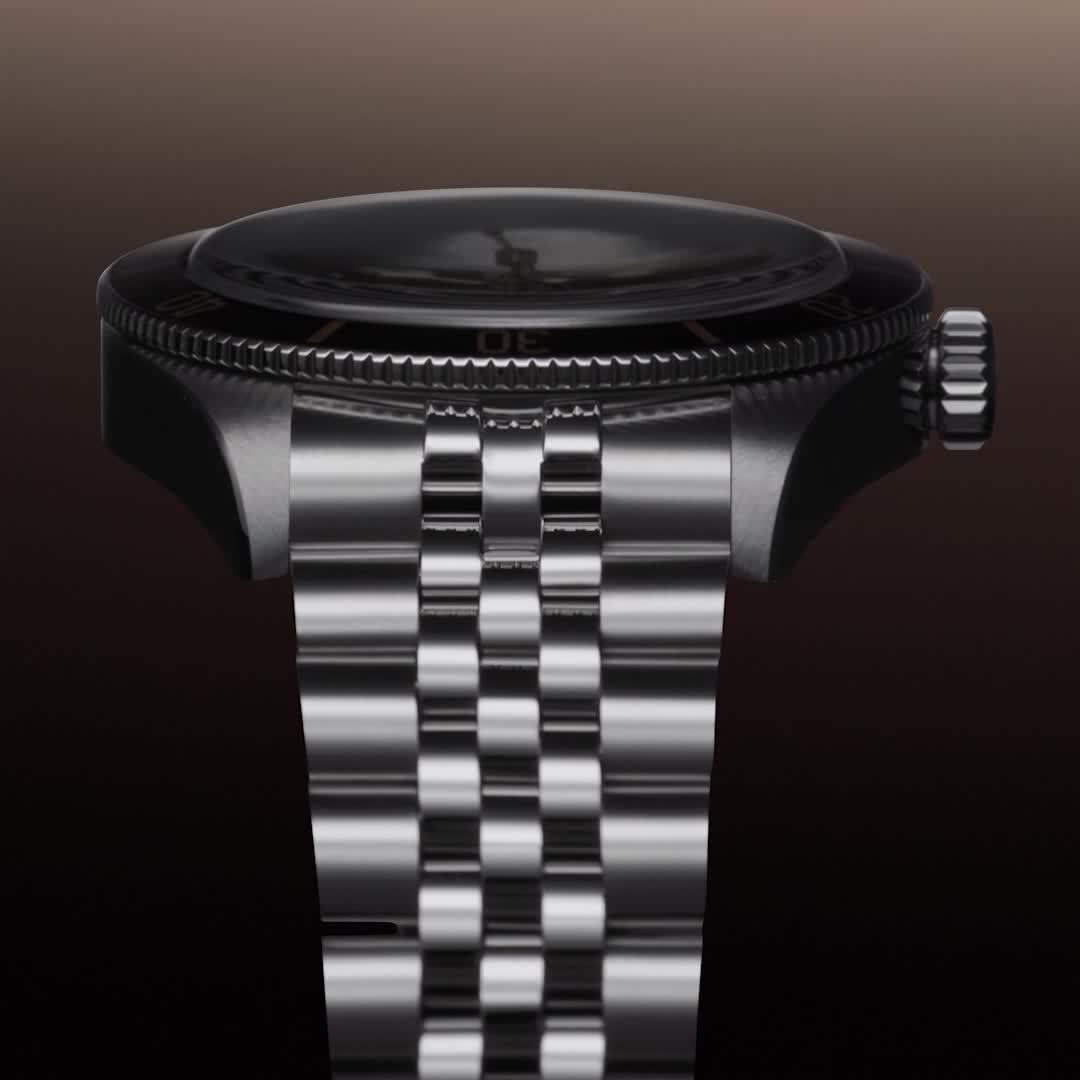 チューダー Black Bay 58ウォッチ - 39 mm スチール製ケース, スチール