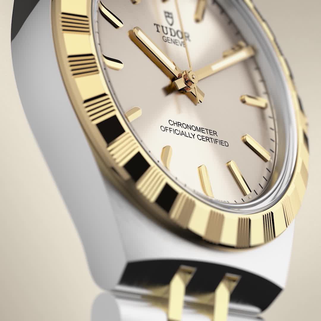 TUDOR Royal watch - 36mm steel case, Blue dial - m2836c1a0-0102